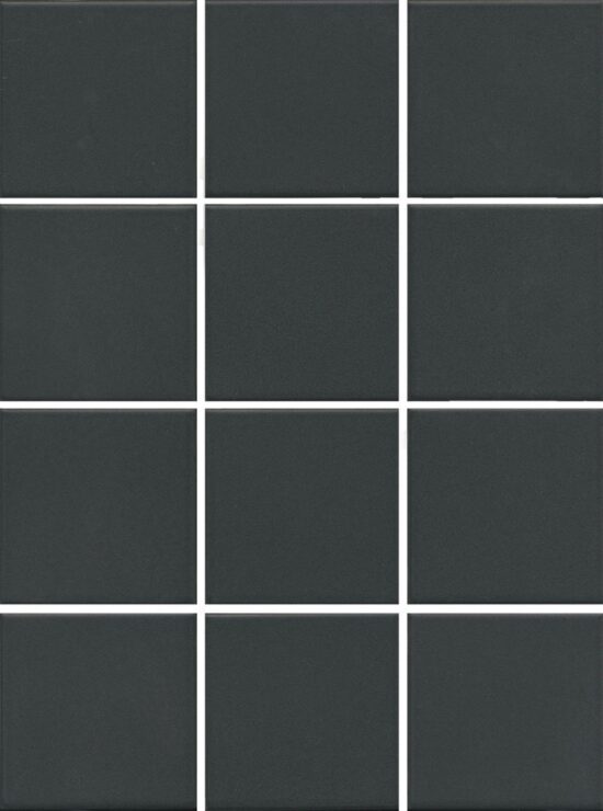 KERAMA MARAZZI 1333 Агуста черный натуральный 9,8х9,8 из 12 частей 9,8x9,8x7