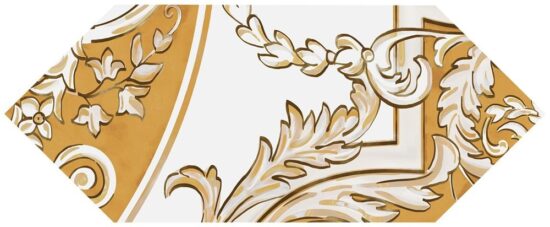 KERAMA MARAZZI HGD/B512/35000 Декор Алмаш 1 жёлтый глянцевый 14х34 14x34x6,9