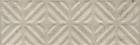KERAMA MARAZZI 11210R/4 Бордюр Карму бежевый матовый обрезной 30х9,6 30x9,6x10