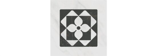 KERAMA MARAZZI TOC006 Декор Келуш 3 грань черно-белый 9,8х9,8 9,8x9,8x9,2