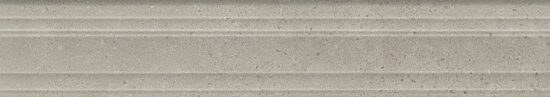 KERAMA MARAZZI BLF007R Бордюр Монсеррат серый светлый матовый обрезной 40х7,3 40x7,3x27