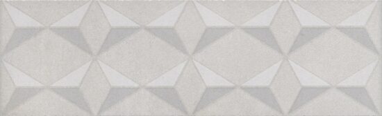 KERAMA MARAZZI HGDA5846437 Бордюр Корредо серый светлый матовый 25x7,7x8