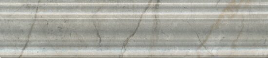 KERAMA MARAZZI BLE025 Бордюр Багет Кантата серый светлый глянцевый 25x5,5x1,8