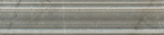 KERAMA MARAZZI BLE026 Бордюр Багет Кантата серый глянцевый 25x5,5x1,8