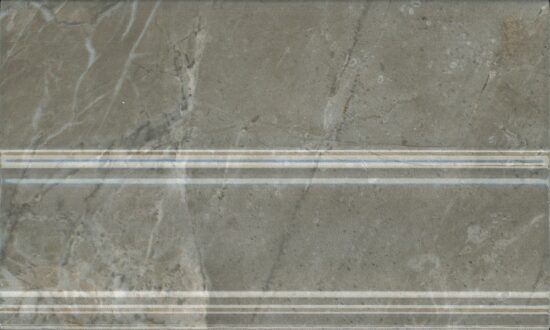 KERAMA MARAZZI FMB034 Плинтус Кантата серый глянцевый 25x15x1,5