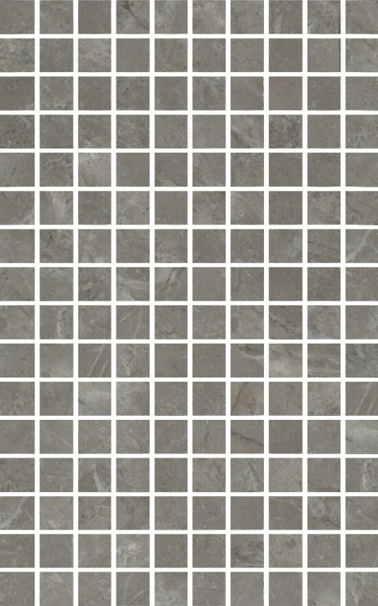 KERAMA MARAZZI MM6434 Декор Кантата мозаичный серый глянцевый 25x40x0,8