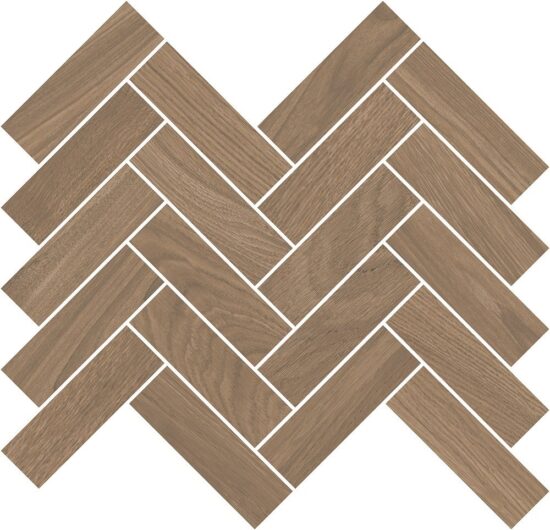 KERAMA MARAZZI T042/SG5265 Декор Монтиони мозаичный коричневый матовый 34x35,5x0,9