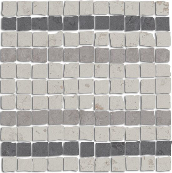 KERAMA MARAZZI MBS009 Декор Про Лаймстоун Спакко 3 мозаичный матовый 20х20х0,9