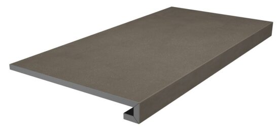 KERAMA MARAZZI DD641820R/GCF Ступень клееная Про Чементо коричневый тёмный матовый 33x60x0,9