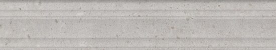 KERAMA MARAZZI BLF010R Бордюр Риккарди серый светлый матовый структура обрезной 40x7,3x2,7