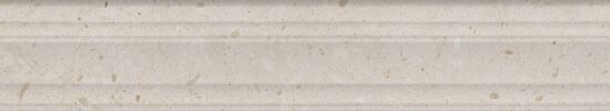 KERAMA MARAZZI BLF011R Бордюр Риккарди бежевый матовый структура обрезной 40x7,3x2,7