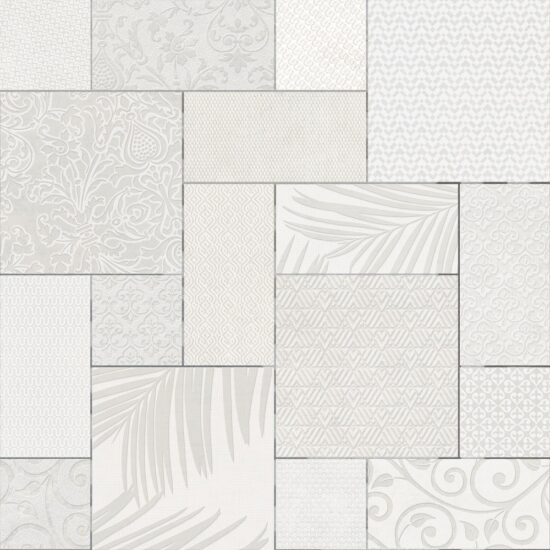 KERAMA MARAZZI HGD/A572/17x/11037R Панно Тассо белый матовый обрезной 60x60x0,9