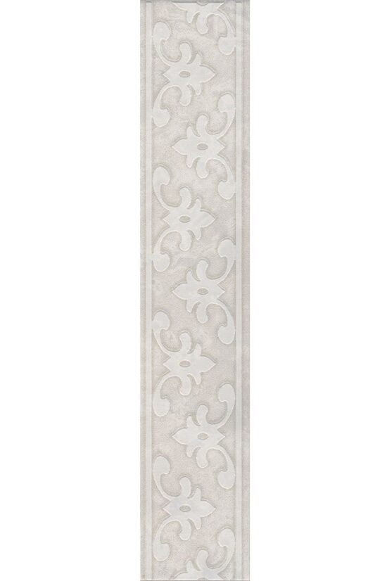 KERAMA MARAZZI OS/A295/8349 Бордюр Ферони серый светлый матовый 30x5,7x0,69