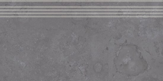 KERAMA MARAZZI DD205100R/GR Cтупень Про Лаймстоун серый темный натуральный обрезной 60х30 30x60x11