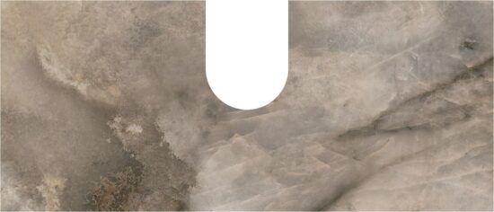 KERAMA MARAZZI COb.VT27956 Спец.дек.изделие CONO (задняя стенка) из Onice бежевый 55, с вырезом под сифон