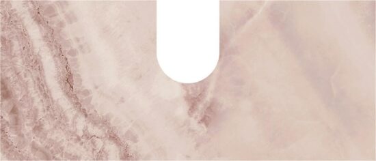 KERAMA MARAZZI COb.VT27856 Спец.дек.изделие CONO (задняя стенка) из Onice розовый 55, с вырезом под сифон