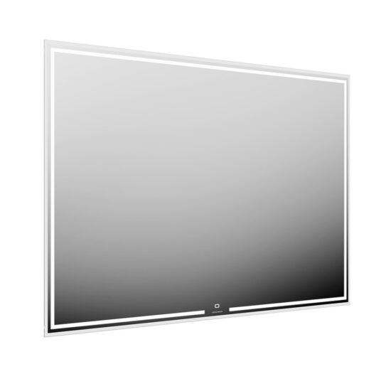 KERAMA MARAZZI MIO.mi.120WHT Зеркало MIO прямоугольное с диммером 120, белое