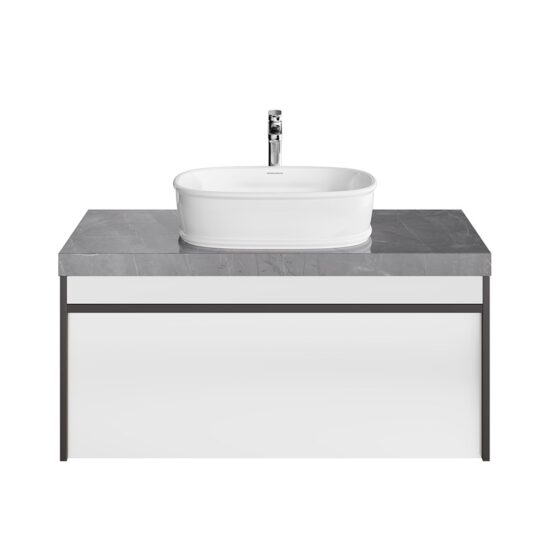 KERAMA MARAZZI MO.100.1+1AR Тумба MODULA подвесная 100 с ящиком 1+1, арабика
