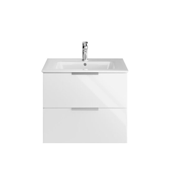 KERAMA MARAZZI PI.F.65WHT Тумба PIANO Forte подвесная 65 см, 2 ящика, белый глянцевый