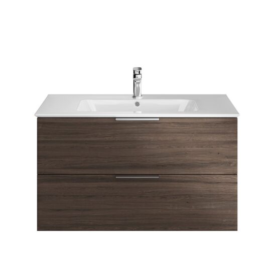 KERAMA MARAZZI PI.F.95OLM Тумба PIANO Forte подвесная 95 см, 2 ящика, дымчатый вяз