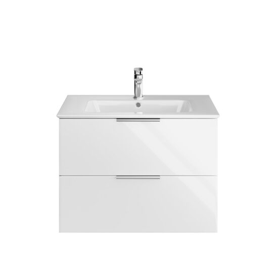KERAMA MARAZZI PI.F.75WHT Тумба PIANO Forte подвесная 75 см, 2 ящика, белый глянцевый