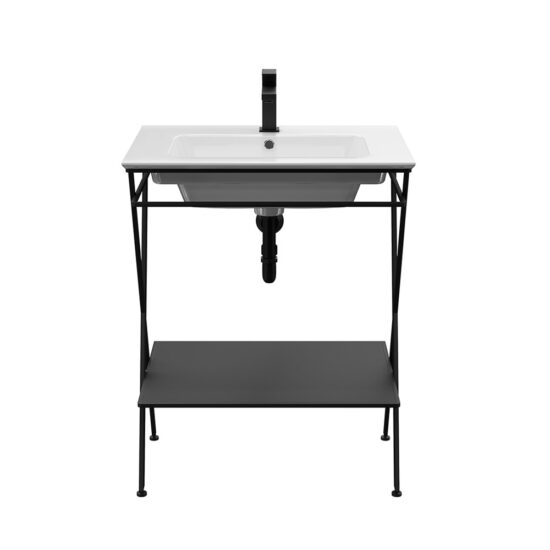 KERAMA MARAZZI PIA.N.65BLK Металлическая структура PIANO Next напольная 65, черная матовая