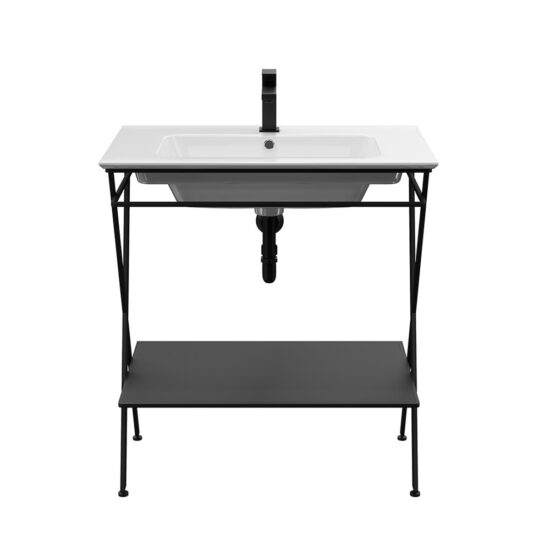 KERAMA MARAZZI PIA.N.75BLK Металлическая структура PIANO Next напольная 75, черная матовая