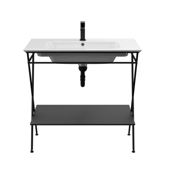 KERAMA MARAZZI PIA.N.85BLK Металлическая структура PIANO Next напольная 85, черная матовая