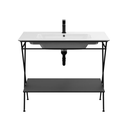 KERAMA MARAZZI PIA.N.95BLK Металлическая структура PIANO Next напольная 95, черная матовая
