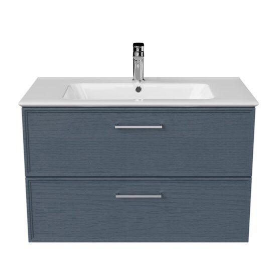 KERAMA MARAZZI PIA.CL.85BLU.M Тумба PIANO Classic подвесная 85 см, 2 ящика, ясень синий матовый