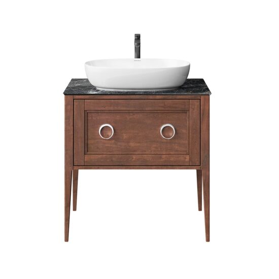 KERAMA MARAZZI PL.CN.80.1+1NUT.M Тумба PLAZA Classic NEO напольная 1+1 ящик 80, орех матовый