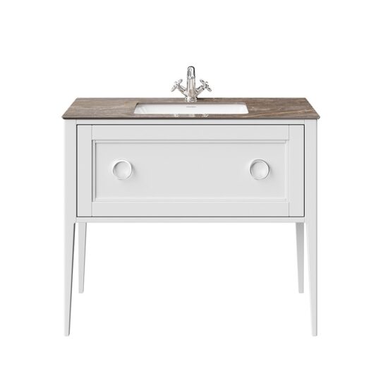 KERAMA MARAZZI PL.CN.100.1WHT.M Тумба PLAZA Classic NEO напольная 1 ящик 100, белая матовая
