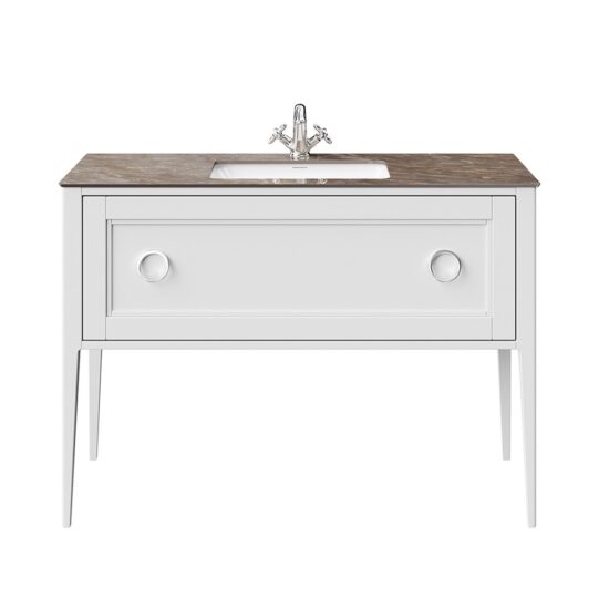 KERAMA MARAZZI PL.CN.120.1WHT.M Тумба PLAZA Classic NEO напольная 1 ящик 120, белая матовая