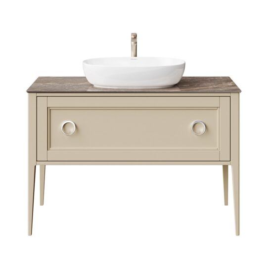 KERAMA MARAZZI PL.CN.120.1+1CAP.M Тумба PLAZA Classic NEO напольная 1+1 ящик 120, капучино матовый