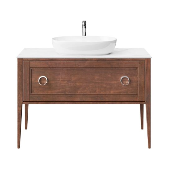 KERAMA MARAZZI PL.CN.120.1+1NUT.M Тумба PLAZA Classic NEO напольная 1+1 ящик 120, орех матовый