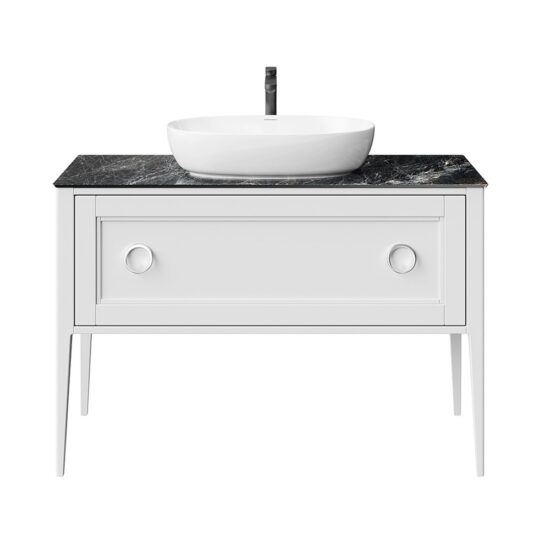 KERAMA MARAZZI PL.CN.120.1+1WHT.M Тумба PLAZA Classic NEO напольная 1+1 ящик 120, белая матовая
