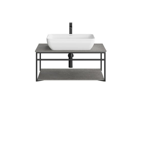 KERAMA MARAZZI PL.N.80.02BLK.M Метал.структура PLAZA Next, подвесная 80 см, черный матовый