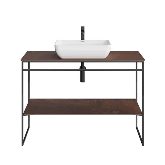KERAMA MARAZZI PL.N.120.01BLK.M Метал.структура PLAZA Next напольная 120 см, черный матовый