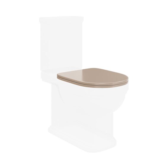 KERAMA MARAZZI PO.seat.01CAM Сиденье POMPEI для напольного унитаза, камео бежевый глянцевое