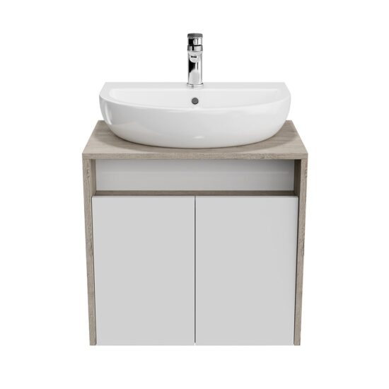 KERAMA MARAZZI PRO.60.2WHT Тумба PRO подвесная 2 дверцы 60, белая глянцевая