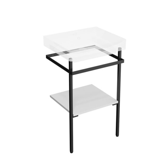 KERAMA MARAZZI PRO.50.01/BLK.M Структура металлическая PRO напольная 50, черная матовая