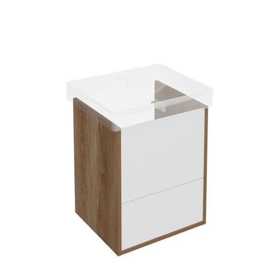 KERAMA MARAZZI PRO.50.2/OLM Тумба PRO подвесная 2 ящика 50, вяз