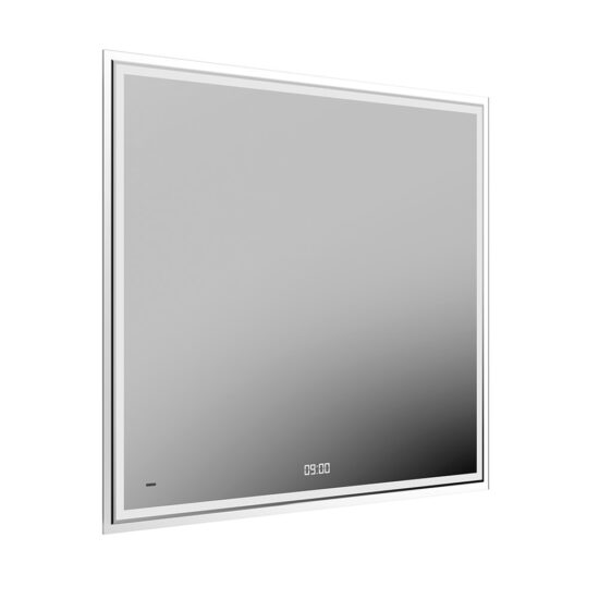 KERAMA MARAZZI TE.mi.90 Зеркало TECNO c LED 90 с подсветкой, с функцией антизапотевание, белый глянцевый