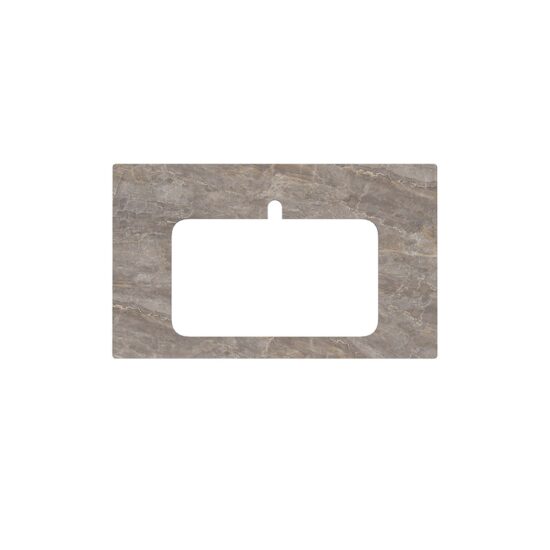 KERAMA MARAZZI PL2.VT28080 Спец. изделие декоративное для раковин, встраиваемых сверху Парнас пепельный лаппатированный