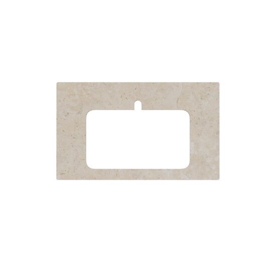 KERAMA MARAZZI PL2.DD590500R/80 PL2.DD590500R/80 Спец. изделие декоративное для раковин, встраиваемых сверху Про Лаймстоун АТ бежевый темный