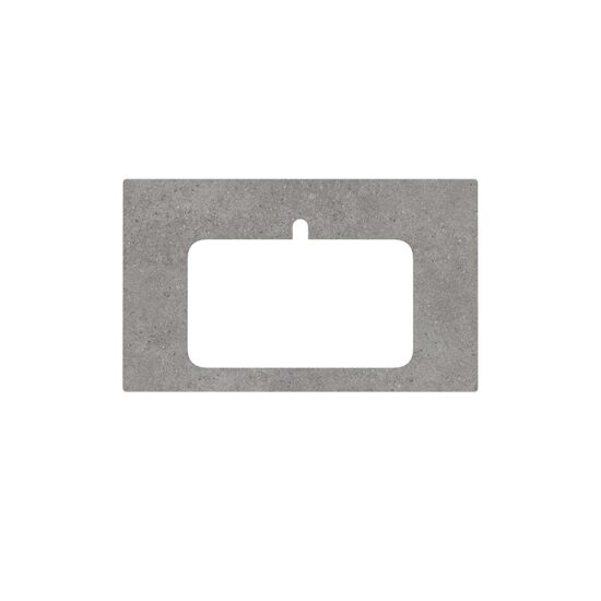 KERAMA MARAZZI PL2.DL500920R/80 Спец. изделие декоративное из керамогранита Фондамента 80, серое