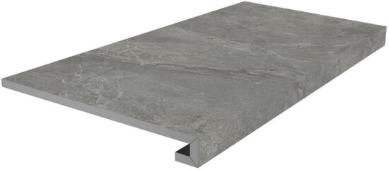 KERAMA MARAZZI SG850890R/GCF Ступень клееная Риальто серый тёмный матовый 33x80x0,9