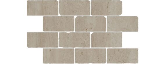 KERAMA MARAZZI BR034 Бордюр Сан-Марко мозаичный бежевый матовый обрезной 46,5x26,5x0,9