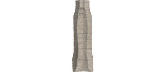 KERAMA MARAZZI SG7322/AGI Угол внутренний Тровазо серый светлый матовый 8x2,4x1,3
