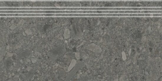 KERAMA MARAZZI DD606220R/GR Ступень Чеппо ди Гре антрацит матовый обрезной 30x60x0,9